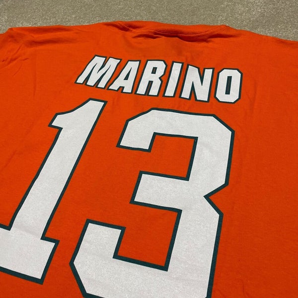 Logo Athletic, Shirts, Vintagelogo Athletic Nfl Miami Dolphins Dan Marino  3 Home Jersey Mens Size L