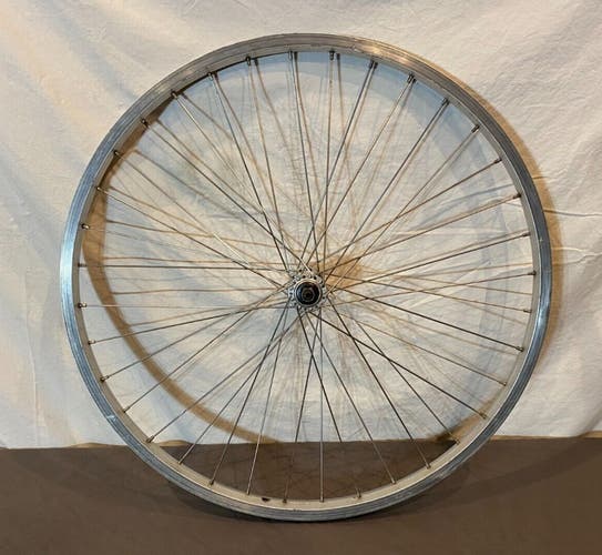 Vintage 36-Spoke 26"  Mtn Bike Front Wheel Araya VP-20 Rim Shimano FH-RM50 Hub