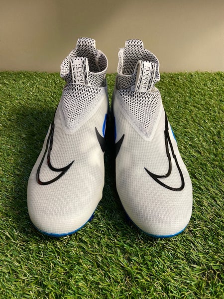 Nike Alpha Menace Elite 3 Football Cleats White‎ Game Royal CT6648-101 Size 16 Size 16 Nike Alpha Menace Elite 3 Football Cleat Shoe White  main image 4