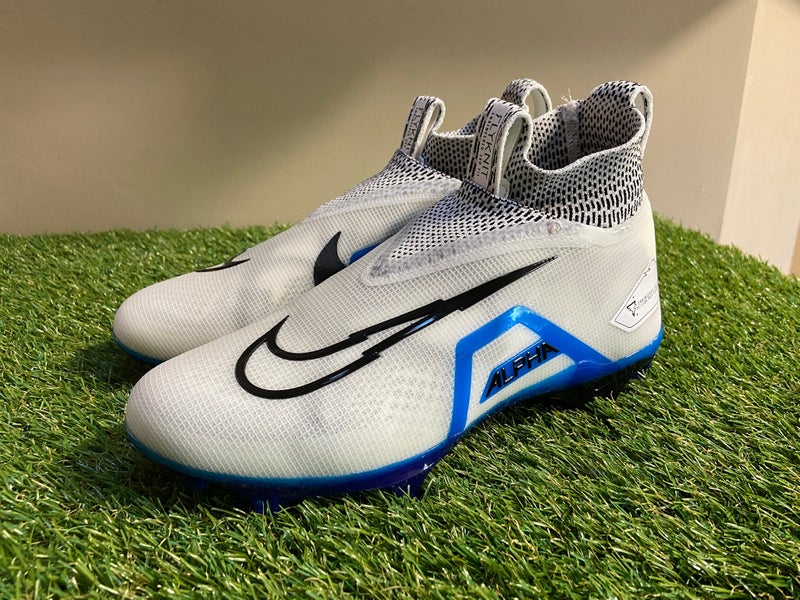 Nike Alpha Menace Elite 3 Football Cleats Game Royal White CT6648-101 Mens 11