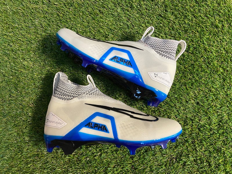 Nike Alpha Menace Elite 3 Football Cleats Game Royal White CT6648-101 Mens 11