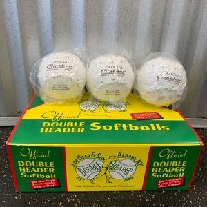 New Rawlings 6 Pack Clincher Softballs