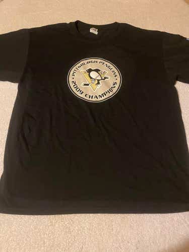 Pittsburgh Penguins NHL Labatt Blue Light 2009 Stanley Cup Champions Shirt