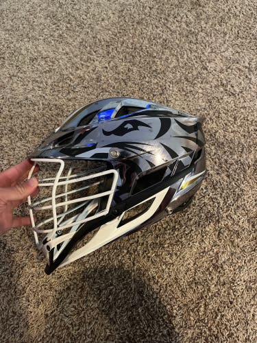 Towson Lacrosse Used Cascade S Helmet