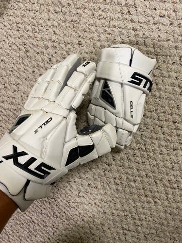 Used STX 11" Cell IV Lacrosse Gloves