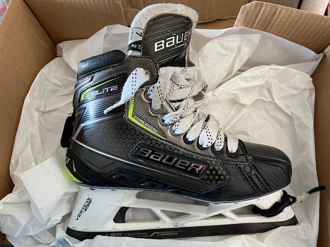 Like New Bauer Elite Size 7 Fit 2 Hockey Goalie Skates