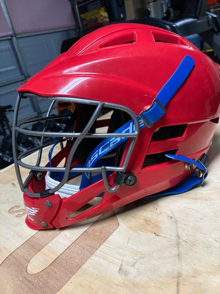 Cascade CS-R Youth Red helmet w/Gunmetal Cage **FREE SHIPPING**