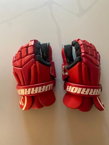 Red Warrior Lacrosse Goalie Gloves