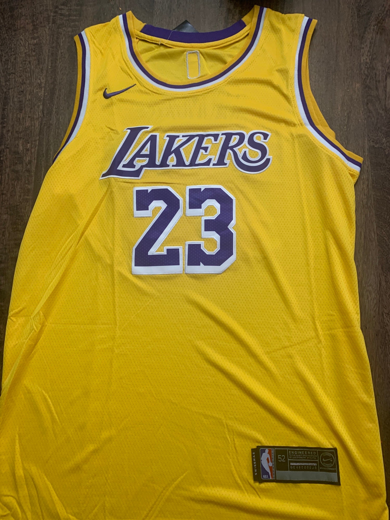 Nike Dri-Fit Lakers Lebron James 23 NBA Basketball T-Shirt Men's Size  Medium