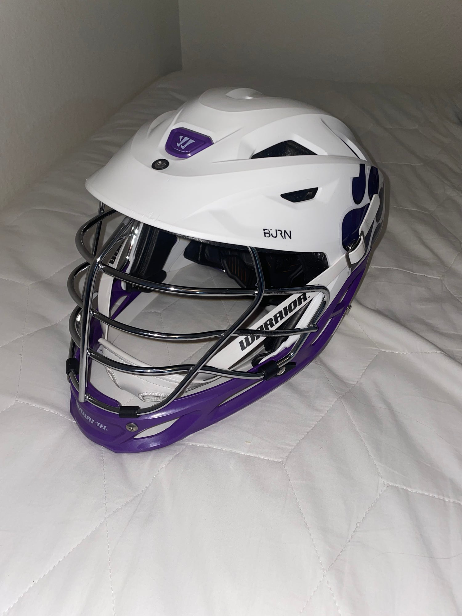 2021 ZACH CURRIER * PLL WATERDOGS GAME USED HELMET SidelineSwap