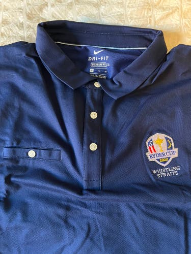Navy New XL Nike Polo 2020 Ryder Cup
