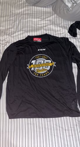 CCM XL Michigan tech 100 year anniversary long sleeve