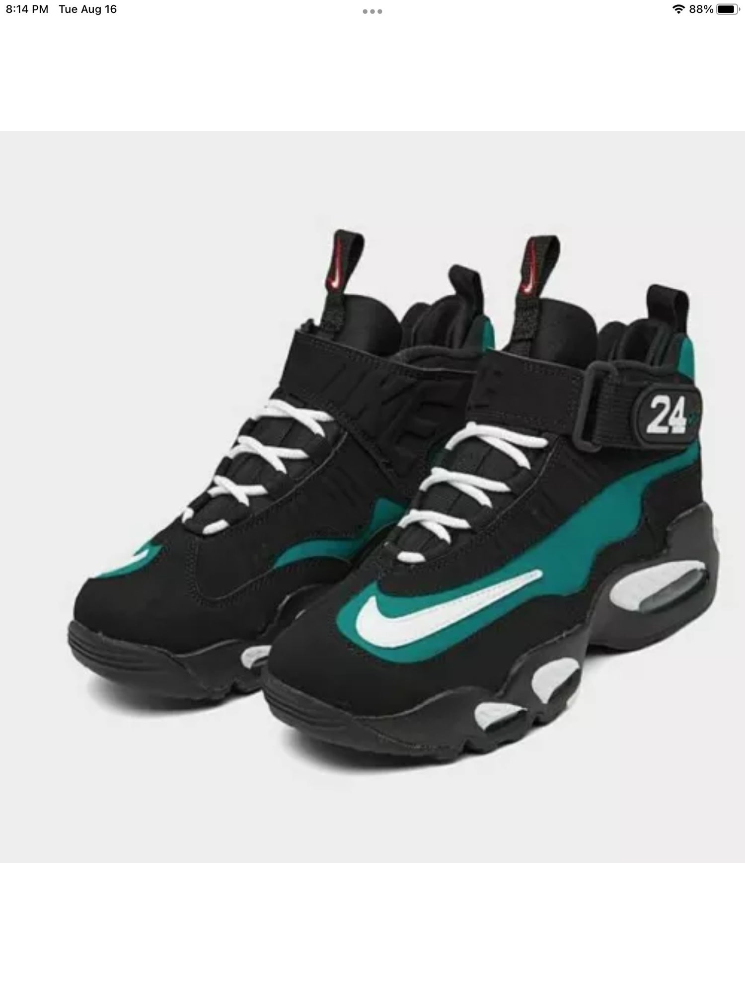 Nike Air Griffey Max 1 Freshwater GS 2021 Size 6Y Women's 7.5
