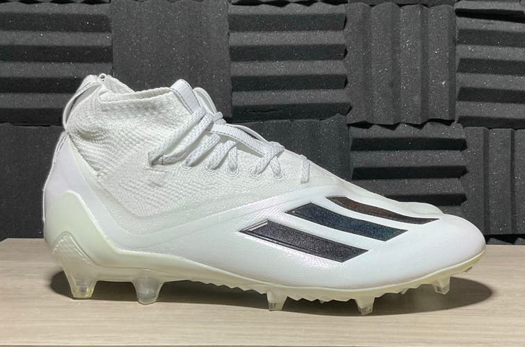 Adidas AdiZero 11 PrimeKnit Football Cleats White FY8263 Men's size 12 PK