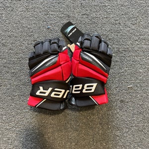 New Black and Red Bauer 2X Pro Gloves Retail 13” & 14”
