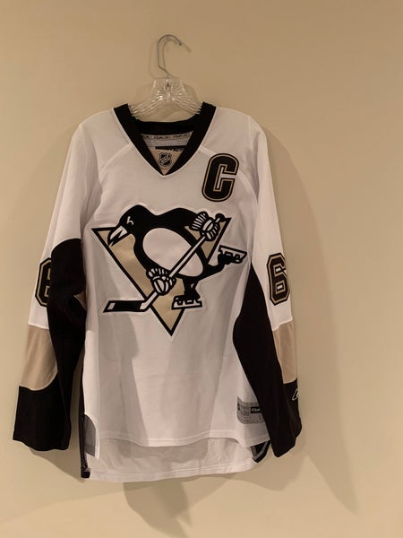Pittsburgh Penguins Mario Lemieux RBK T White Shirt jersey