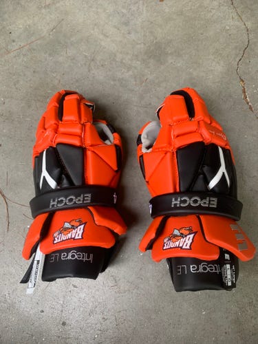 New Dylan Molloy PLL Chrome NLL Buffalo Bandits Epoch Integra LE Lacrosse Gloves 13" Custom RARE!!