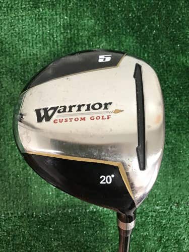Warrior Custom Golf Fairway 5 Wood 20* With Regular Graphite Shaft