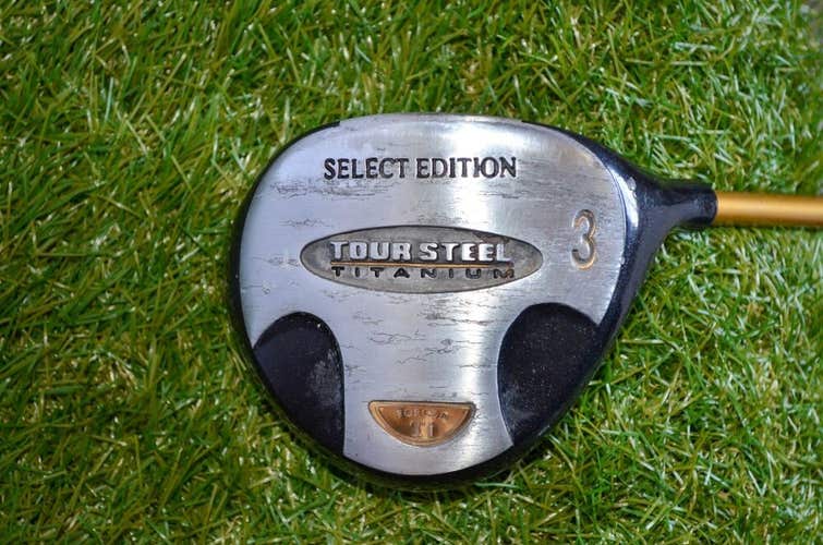 Select Edition	Tour Steel Titianium	3 Wood	Right Handed	42.5"	Graphite	Pro Flex
