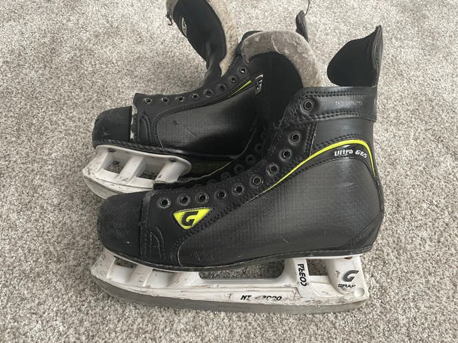 Used Graf Regular Width  Size 8.5 Ultra G65 Hockey Skates