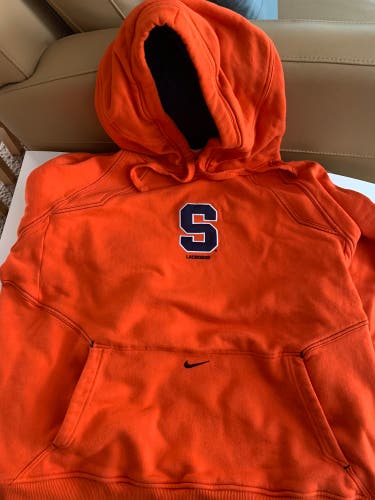 Nike Syracuse lacrosse hoodie mens Large