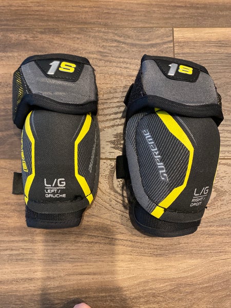 Used Large Bauer Supreme 1S Elbow Pads