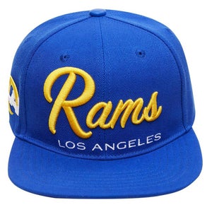 2022 Los Angeles Rams LA Pro Standard NFL Script Snapback Hat Adjustable Cap