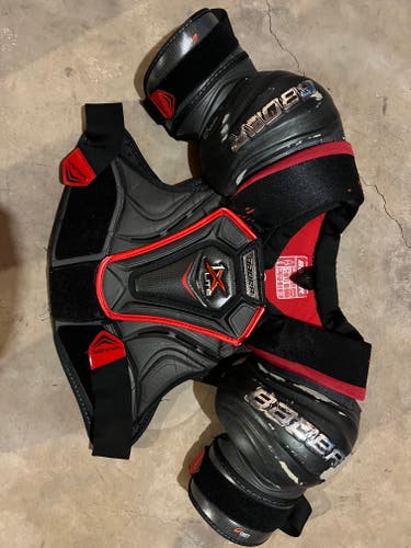 Used Large Bauer Vapor 1X Lite Shoulder Pads Pro Stock