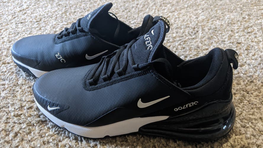 New Unisex Size 9.5 (Women's 10.5) Nike Air Max 270 G Golf Shoes