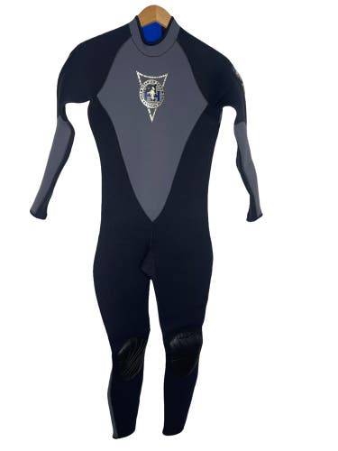 Harveys Mens Full Dive Wetsuit Size Small Titanium 6.5mm Scuba Suit