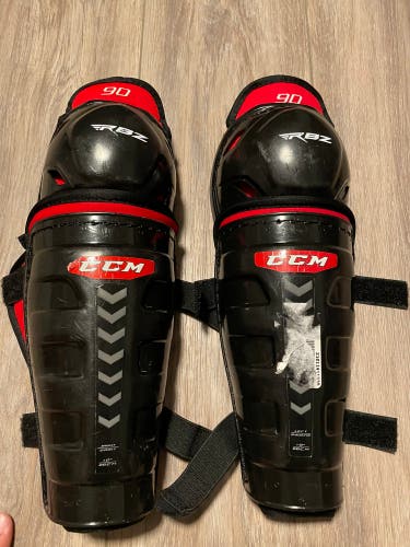 Used Ccm Rbz 90 10" Ice Hockey Shin Guards