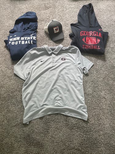 BUNDLE of Georgia and Penn State gear