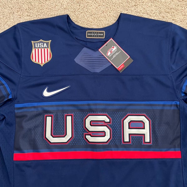 Nike USA Hockey Away 2022 Olympic Jersey