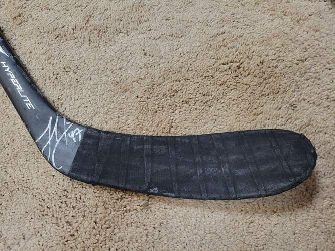 HAMPUS LINDHOLM 16'17 Signed Anaheim Ducks PHOTOMATCHED Game Used Stick COA