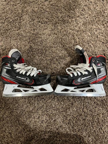 Used Bauer Regular Width  Size 8.5 Vapor X2.7 Hockey Goalie Skates