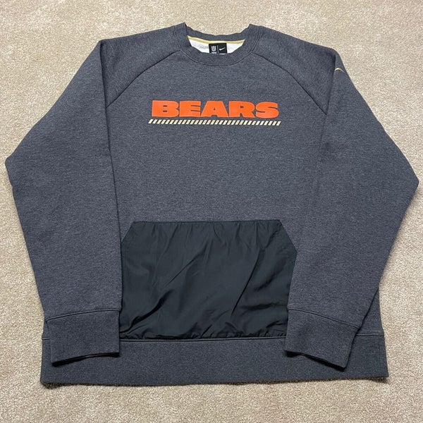 NWT ~ Nike NFL Chicago Bears Pullover Hoodie Sz 2XL Gray Men's Fields NEW