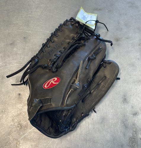 Used 12.75” Rawlings Black Heart of the Hide Baseball Glove