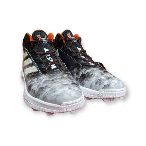 Adidas SM Nasty university of miami football hurricanes cleats Size 17