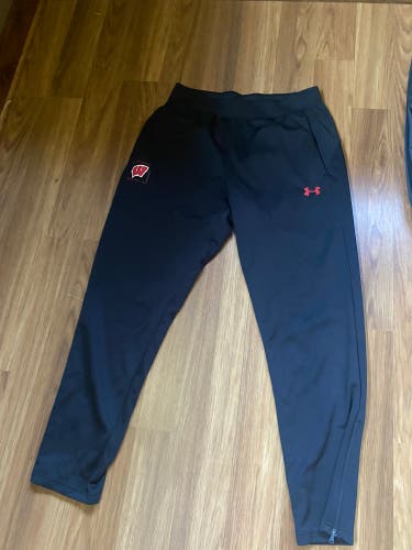 Wisconsin Team Under Armour Travel Pants Large