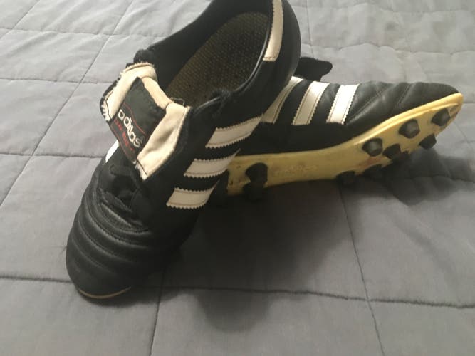 Black Used Molded Cleats Adidas Copa Mundial Cleats