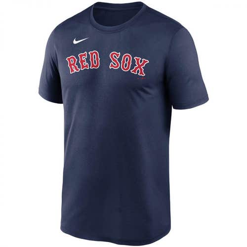 Brand New Nike Wordmark Boston Red Sox DriFit Tee - Adult XLarge