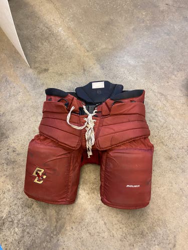 Used Large Bauer Pro Stock Hockey Goalie Pants