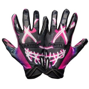 2025 Battle Sports Adult Purge Cloaked Football Receivers Gloves Running