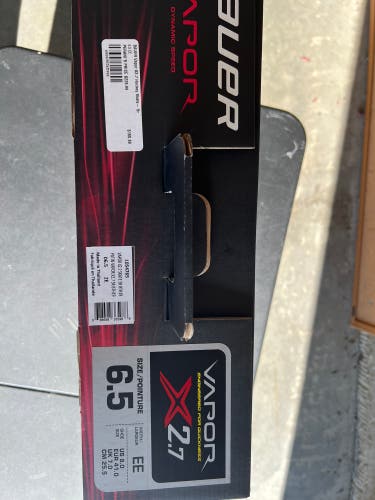 Used Bauer Extra Wide Width Size 6.5 Vapor X2.7 Hockey Skates