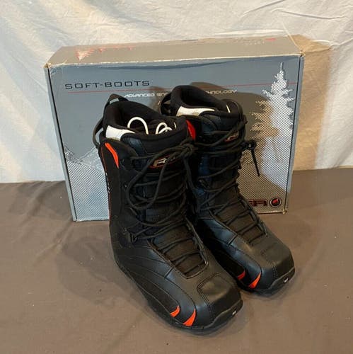 Nidecker Focus Youth All-Mountain Snowboard Boots Black US 5 EU 37 NEW