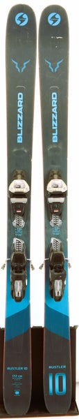 Used 2022 Blizzard Rustler 10 skis w/ bindings, size: 172 (Option 220245)