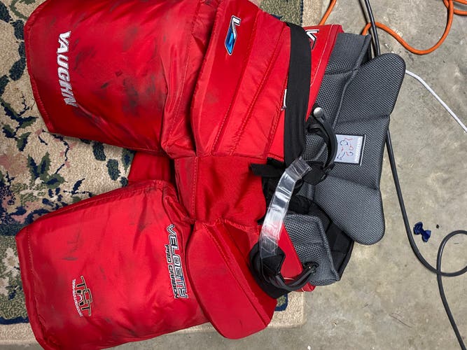 Used Large Vaughn Pro Stock Goalie Pants