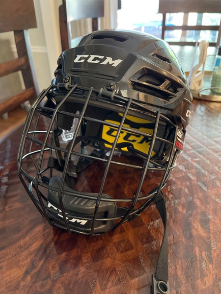 Used Small CCM Tacks 210 Helmet With Cage