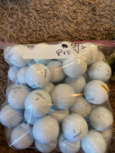 Used Titleist Pro V1 Balls 50