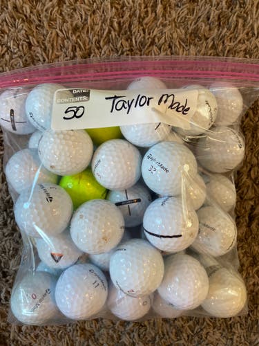 Used TaylorMade Balls 50